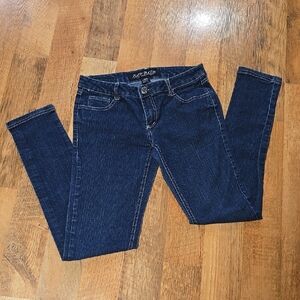 Raw Blue Skinny Jeans 7/8